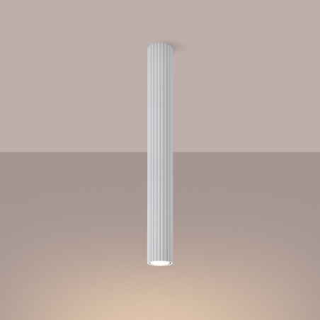 Lampa spot Karbon biała Sollux - nowoczesny design