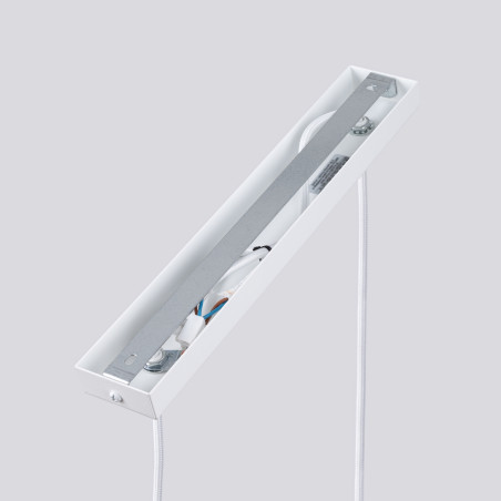 Lampa wisząca Karbon biała - Sollux | Nowoczesne oświetlenie