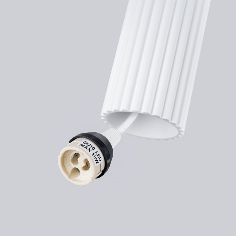 Lampa wisząca Karbon biała - Sollux | Nowoczesne oświetlenie