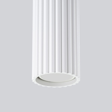 Lampa wisząca Karbon biała - Sollux | Nowoczesne oświetlenie