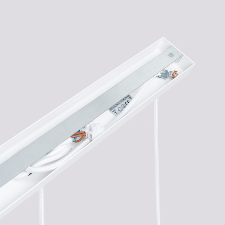 Lampa wisząca Karbon biała Sollux | 3 tuby, 45cm | Sklep z lampami