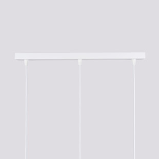 Lampa wisząca Karbon biała Sollux | 3 tuby, 45cm | Sklep z lampami