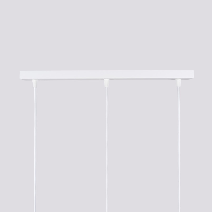 Lampa wisząca Karbon biała Sollux | 3 tuby, 45cm | Sklep z lampami