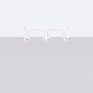 Reflektor 3-punktowy Karbon Long biały Sollux - Sklep Lamp