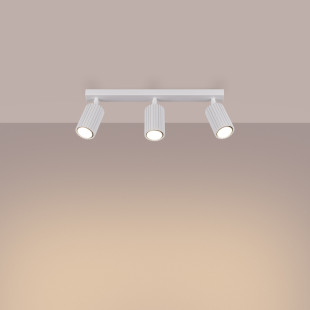 Reflektor 3-punktowy Karbon Long biały Sollux - Sklep Lamp