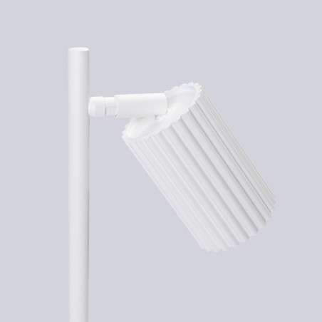Lampa biurkowa Karbon biała Sollux | Minimalistyczny design
