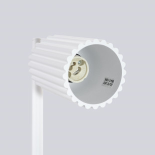 Lampa biurkowa Karbon biała Sollux | Minimalistyczny design