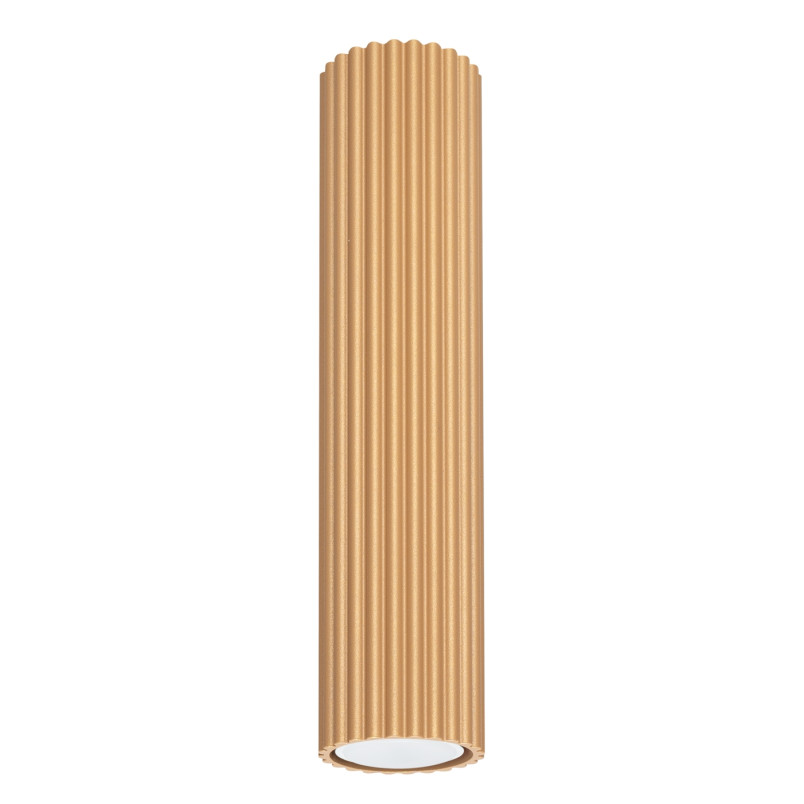 Lampa spot Karbon złota Sollux - nowoczesny design | Sklep