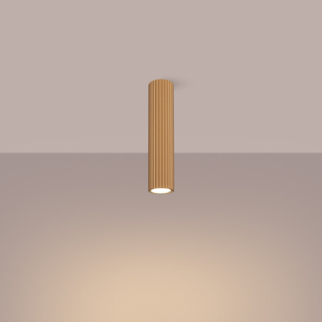 Lampa spot Karbon złota Sollux - nowoczesny design | Sklep