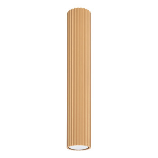Lampa spot Karbon - Złota tuba Sollux | Nowoczesne oświetlenie