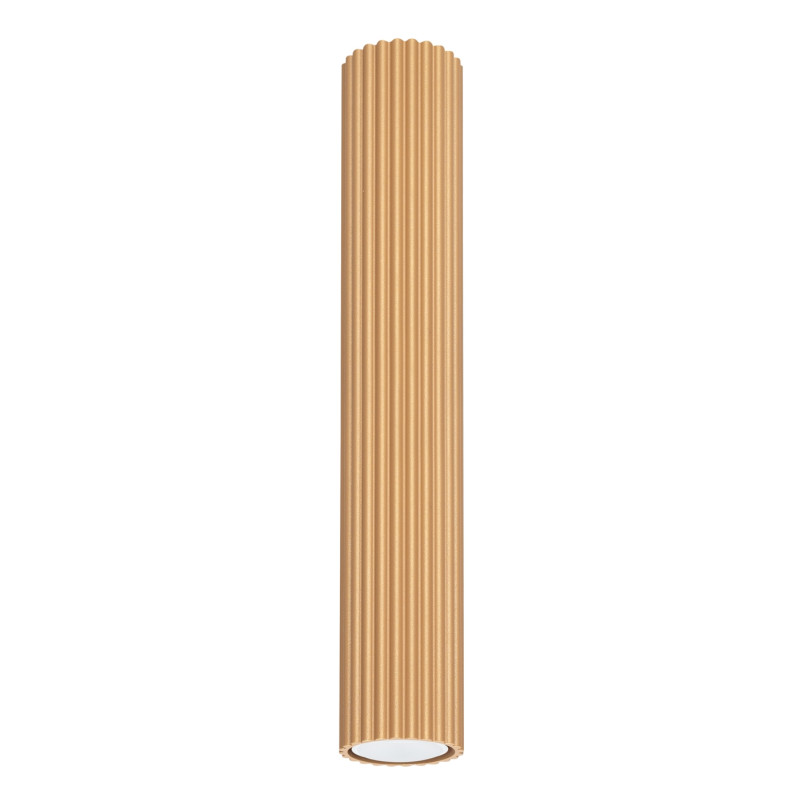 Lampa spot Karbon - Złota tuba Sollux | Nowoczesne oświetlenie
