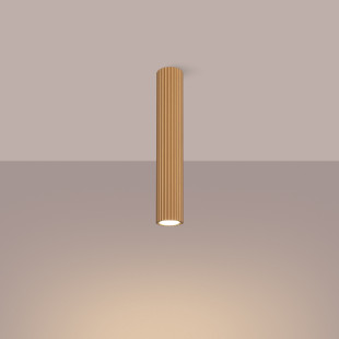 Lampa spot Karbon - Złota tuba Sollux | Nowoczesne oświetlenie
