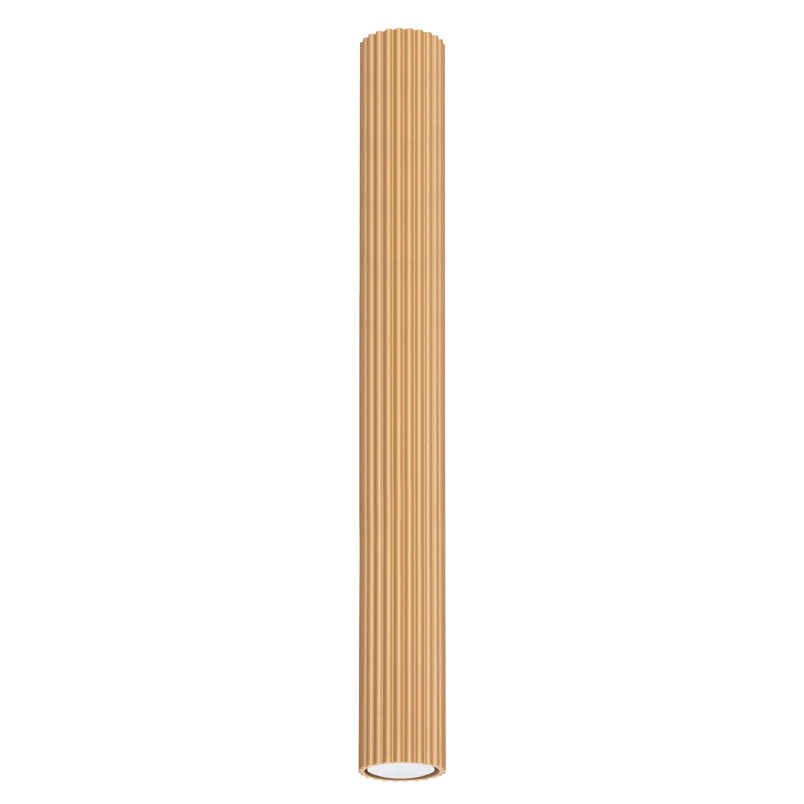 Lampa Sollux Karbon: Złota tuba 6,5cm - Stylowe oświetlenie