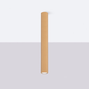 Lampa Sollux Karbon: Złota tuba 6,5cm - Stylowe oświetlenie