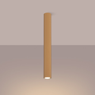 Lampa Sollux Karbon: Złota tuba 6,5cm - Stylowe oświetlenie