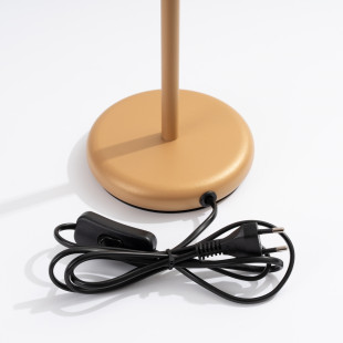 Lampa biurkowa Karbon złota Sollux | Minimalistyczny design