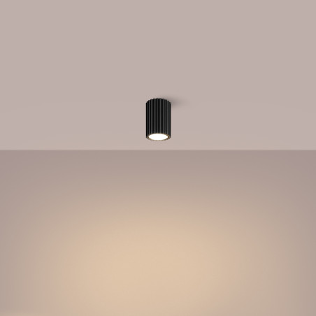 Lampa spot Karbon Sollux - czarna tuba LED | Sklep Sollux