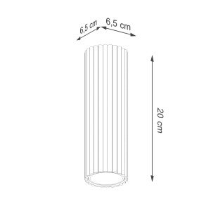 Lampa spot Karbon Sollux - nowoczesny design, 5 lat gwarancji
