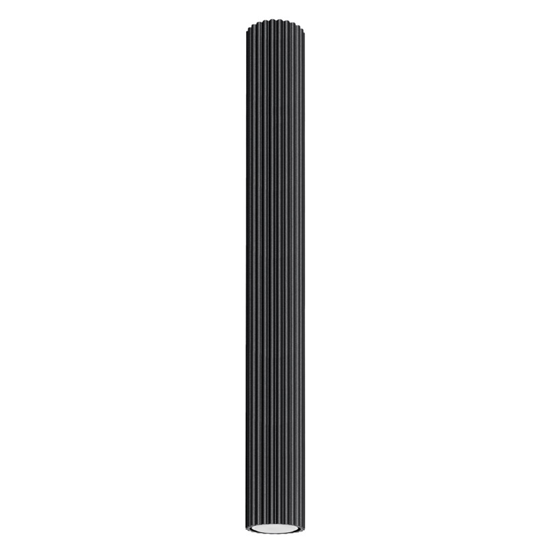 Lampa Sollux Karbon: Spot ryflowany, czarny, EAN: 5907646125126