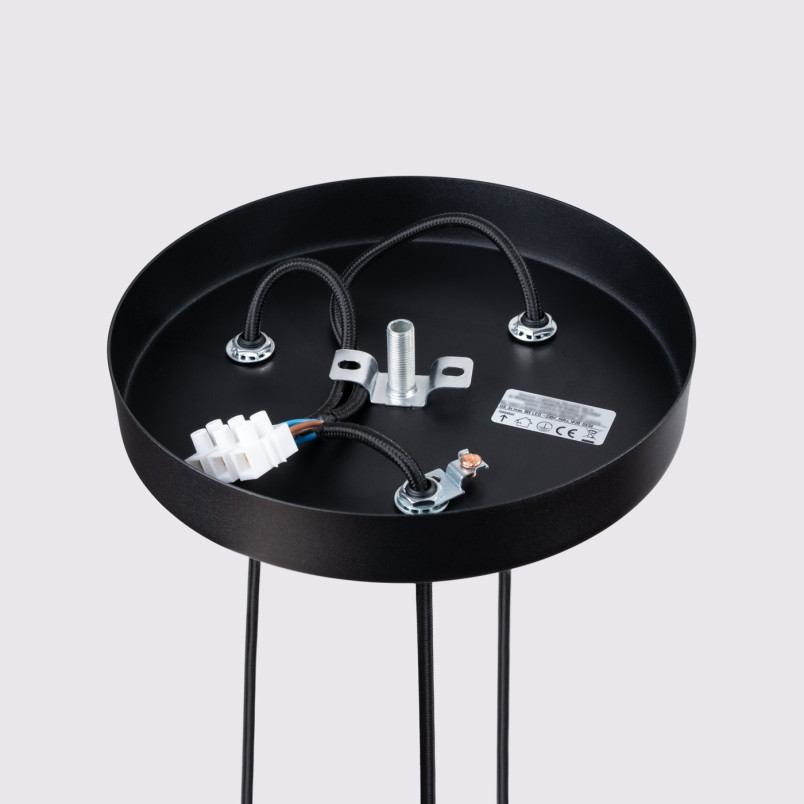 Lampa wisząca Karbon 3 tuby czarna Sollux | Sklep Lamp