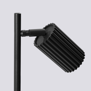 Lampa biurkowa Karbon czarna Sollux | Minimalizm i styl