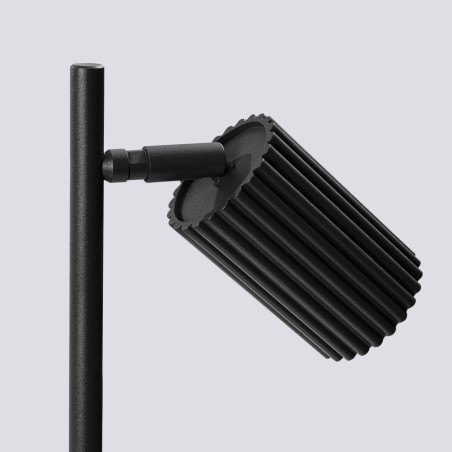 Lampa biurkowa Karbon czarna Sollux | Minimalizm i styl