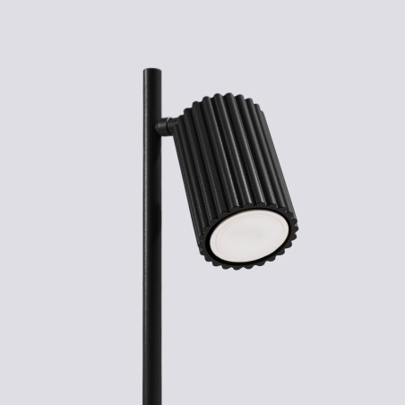 Lampa biurkowa Karbon czarna Sollux | Minimalizm i styl