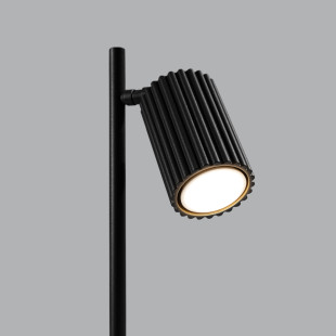 Lampa biurkowa Karbon czarna Sollux | Minimalizm i styl