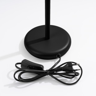 Lampa biurkowa Karbon czarna Sollux | Minimalizm i styl