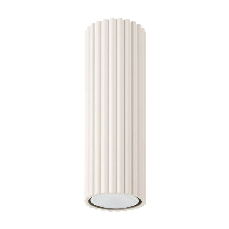 Lampa spot Karbon Sollux - Beżowa tuba | Oświetlenie LED