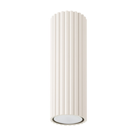Lampa spot Karbon Sollux - Beżowa tuba | Oświetlenie LED