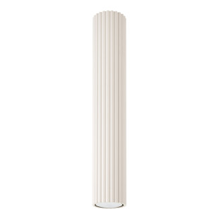 Lampa Sollux Karbon: Ryflowana tuba, beżowa - Kup online!
