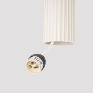 Lampa wisząca Karbon Round Sollux - 3 tuby, beżowa | Sklep z lampami