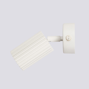 Kinkiet z włącznikiem Karbon beżowy Sollux | Elegancki design