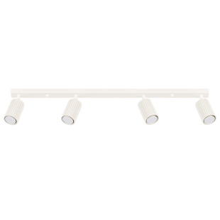 Reflektor Karbon Long Beżowy Sollux | Lampa Sufitowa 4 Punktowa