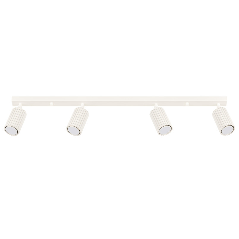 Reflektor Karbon Long Beżowy Sollux | Lampa Sufitowa 4 Punktowa