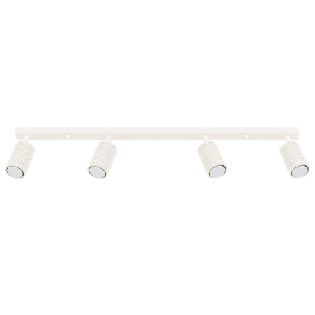 Reflektor Karbon Long Beżowy Sollux | Lampa Sufitowa 4 Punktowa