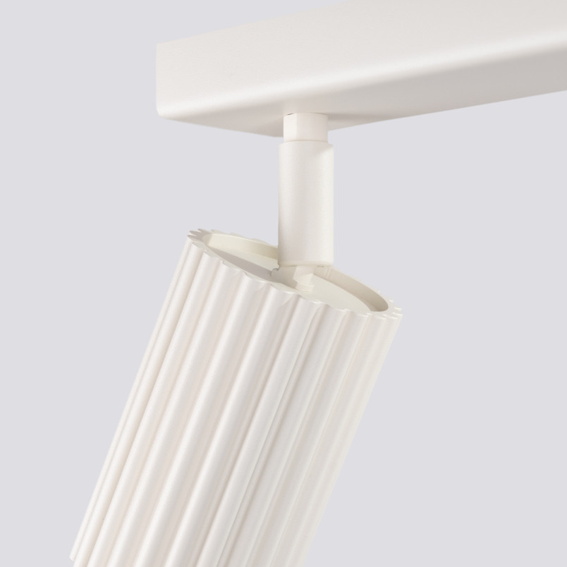 Reflektor Karbon Long Beżowy Sollux | Lampa Sufitowa 4 Punktowa