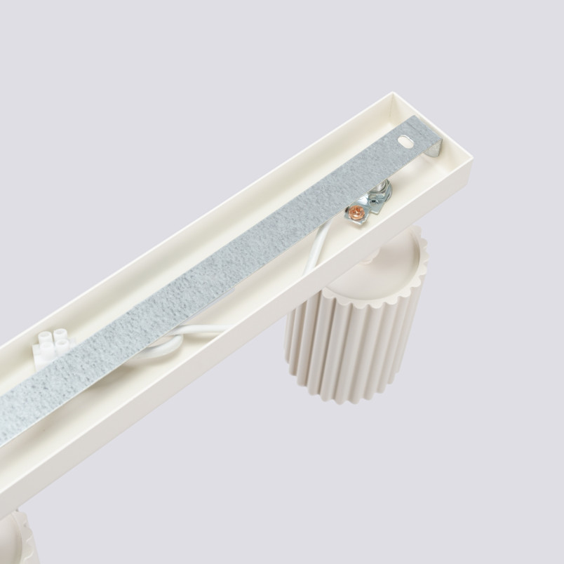 Reflektor Karbon Long Beżowy Sollux | 6 punktów, GU10