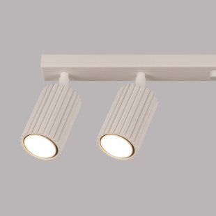 Reflektor Karbon Long Beżowy Sollux | 6 punktów, GU10