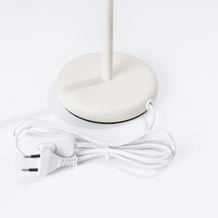 Lampa biurkowa Karbon beżowa Sollux | Minimalizm i styl