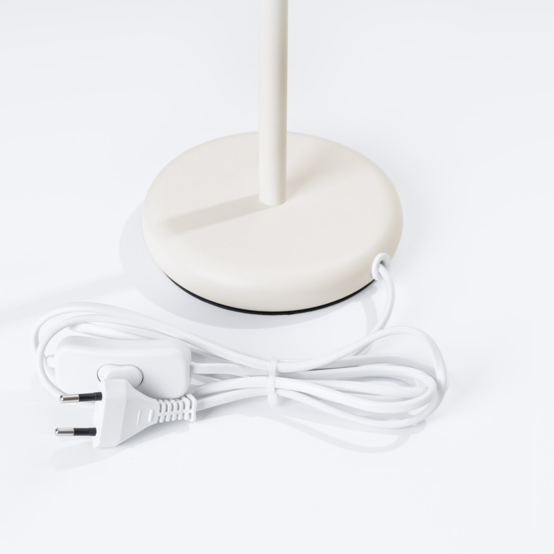 Lampa biurkowa Karbon beżowa Sollux | Minimalizm i styl