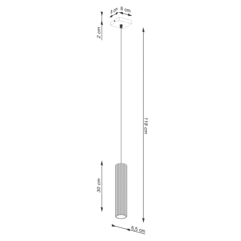 Lampa wisząca Karbon zielona Sollux | Nowoczesny design