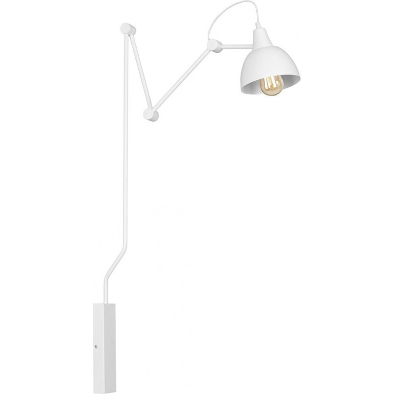 Kinkiet skandynawski Aldex Aida | Biały, wysięgnik, 17cm