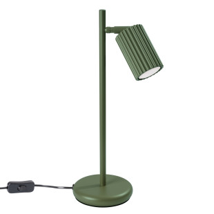 Lampa biurkowa Karbon Sollux - Zielony oliwkowy | Sklep Sollux