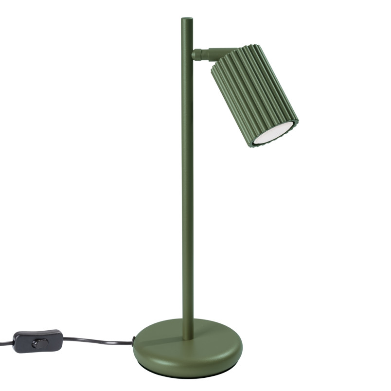 Lampa biurkowa Karbon Sollux - Zielony oliwkowy | Sklep Sollux