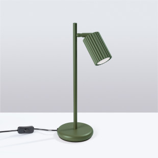 Lampa biurkowa Karbon Sollux - Zielony oliwkowy | Sklep Sollux