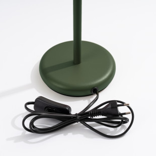Lampa biurkowa Karbon Sollux - Zielony oliwkowy | Sklep Sollux
