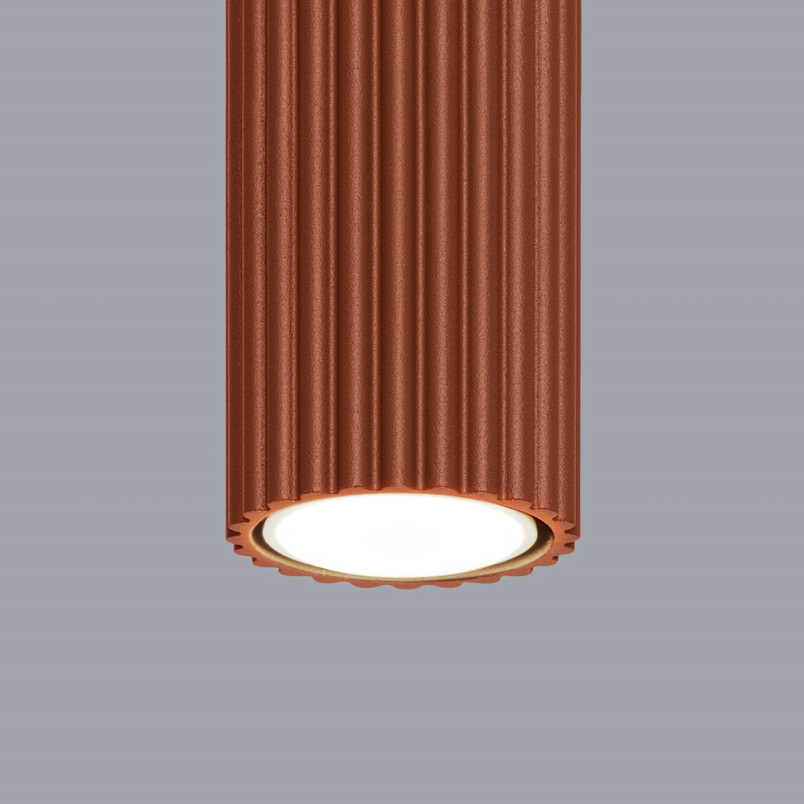 Lampa spot Karbon Sollux | Czerwona tuba | Sklep Sollux