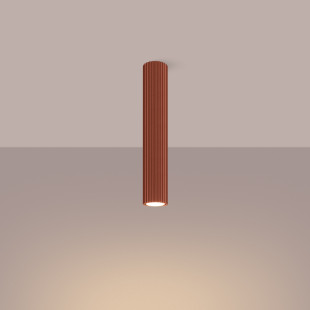 Lampa spot Karbon ochra czerwona Sollux | Nowoczesne oświetlenie
